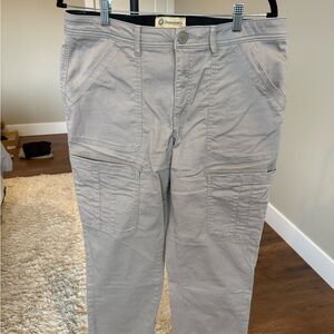 Democracy Women's Tan Straight Leg Pants AB Technology size 12